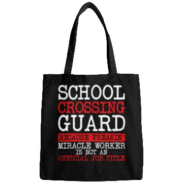 Discover School Crossing Guard School Worker Traffic Manager Bags