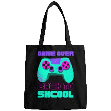 Discover Game over back to school for boys Teacher Student Controller Bags