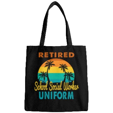 Discover Retired School Social Worker Uniform Tropical Retirement Bags