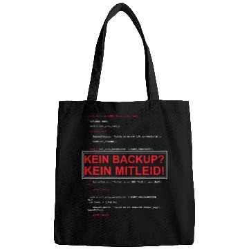 Discover Funny programmer computer scientist no backup no pain Bags