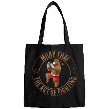 Discover Cute Muay Thai Brown Bear Bags