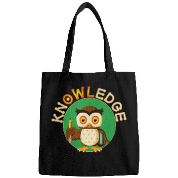Discover Knowledge Cute Owl Pun School 1st Grade Kids Gift Bags