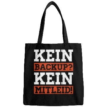 Discover No backup no sorry programmer computer scientist funny Bags