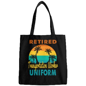 Discover Retired Transportation Worker Uniform Tropical Retirement Bags
