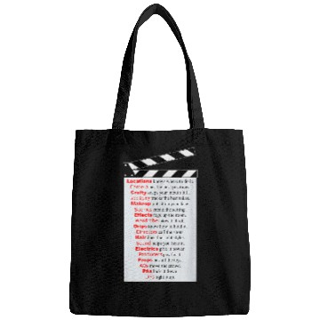 Discover Movie Fan Film Clapper Dont Cut Location Camera Scripts Bags
