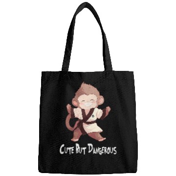 Discover Cute But Dangerous Funny Monkey Karate 3 Bags