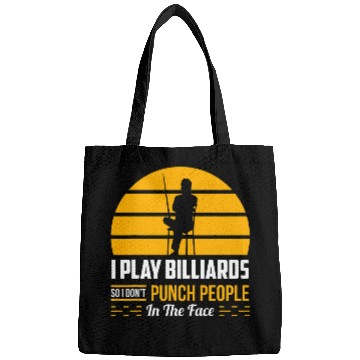 Discover Billiard Gift Funny Pool Player Shark Sarcastic Humor Gift Bags