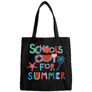 Discover Schools Out For Summer Teacher Student Funny Bags