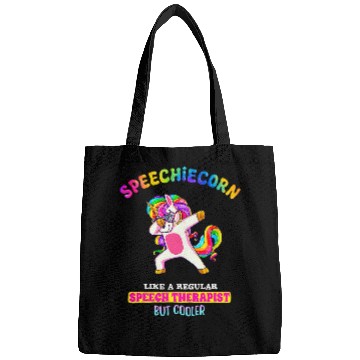 Discover Speech Language Pathologist Funny Speech Unicorns Therapy Bags