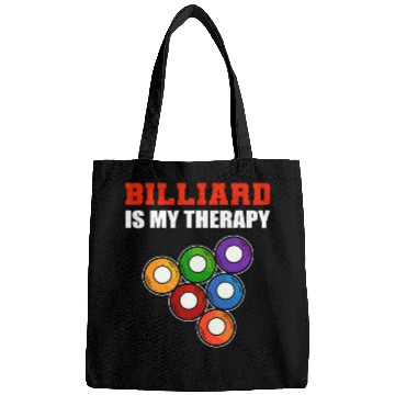 Discover Billiard is My Therapy Billard Pool Player Bags