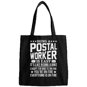 Discover Being a Postal Worker Is Easy Postal Worker Hero Novelty Bags