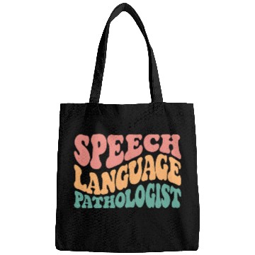 Discover Speech Language Pathologist Retro SLP Therapy Pathology Bags