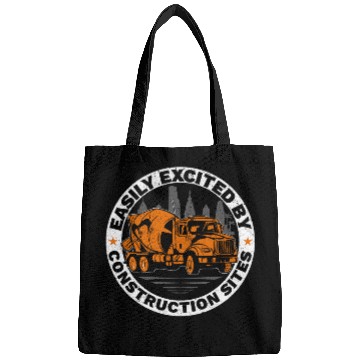 Discover Easily Distracted By Construction Sites Construction Worker Bags