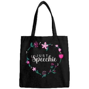 Discover Speech Language Pathologist Therapy Just Speechie Floral SLP Bags