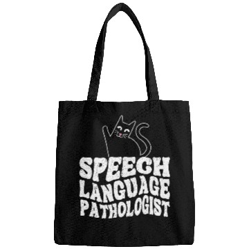 Discover Speech Language Pathologist SLP Cat Speech Therapy Bags