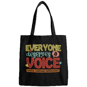 Discover Speech Language Pathologist Deserves A Voice SLP Therapist Bags
