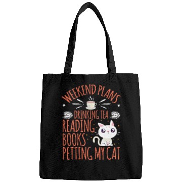 Discover Bookworm Reading Lover Books Cats Tea 3 Bags