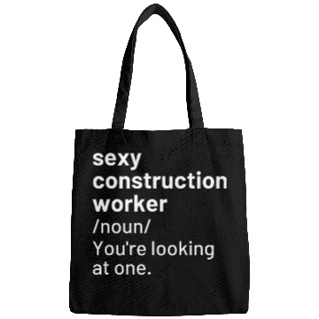 Discover Sexy Construction Worker Definition Funny Bags