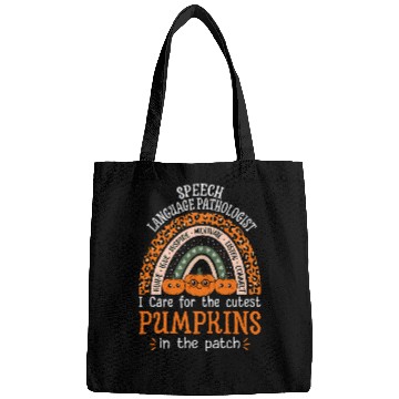Discover Speech Language Pathologist Rainbow Halloween SLP Therapist Bags