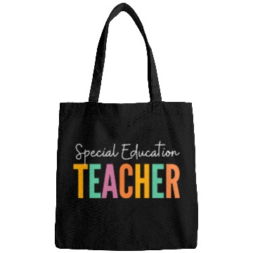 Discover Special Education Teacher Life SPED Squad Speducator Retro Bags