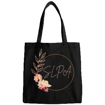 Discover Speech Language Pathologist Assistant Flower SLPA Teacher Bags