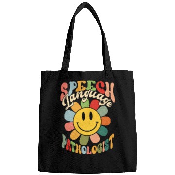Discover Speech Therapy Speech Language Pathologist Therapist Retro Bags
