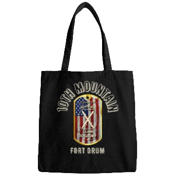 Discover US10th Mountain Division Fort Drum Military Veteran 2 Bags