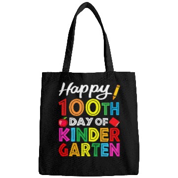 Discover Happy 100th Day of Kindergarten Teacher or Student 9 Bags