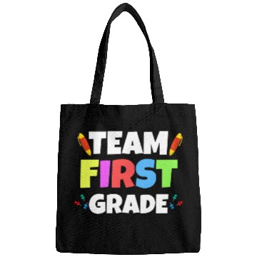 Discover Funny 1st Grade Teacher Appreciation Team First Grade Bags