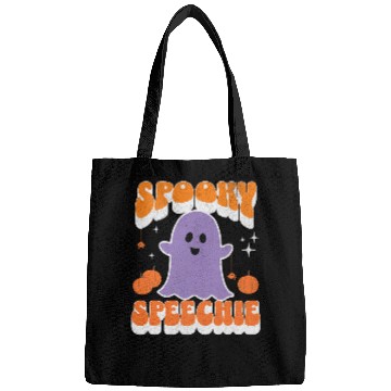 Discover Speech Therapy Halloween Spooky Speechie ghosts SLP Bags