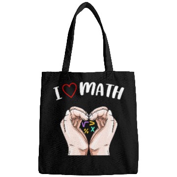 Discover I Love Math Teacher Student School Bags