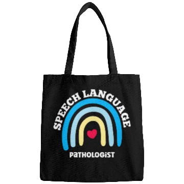 Discover Speech Therapy SLP Rainbow Pathologist Therapist Bags