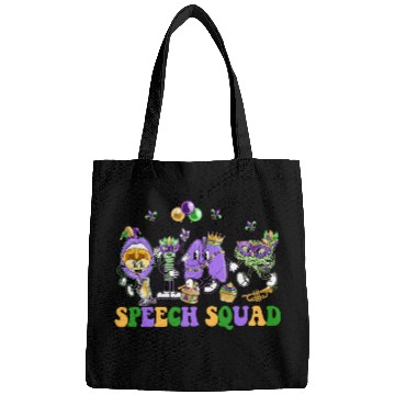 Discover Speech Therapy Speech Therapist Appreciation Mardi Gras Bags