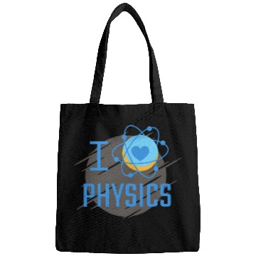Discover I Love Physics for the Science Teacher Professor Student Bags