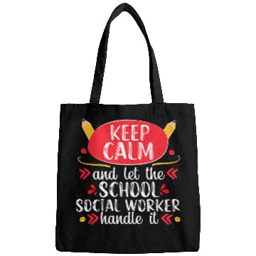 Discover School Social Worker Keep Calm Teacher Appreciation Gift Bags