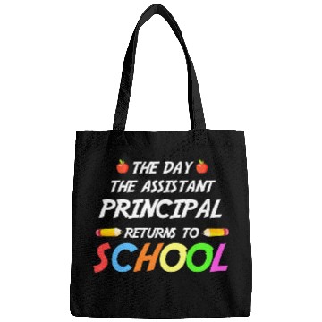 Discover Funny Assistant Principal Back To School Trendy Bags