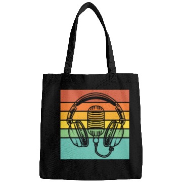 Discover vintages Singer Vocalist Musician Retro Microphone Headphone 7 Bags