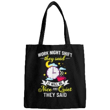 Discover Shift Work Night Job Worker Midnight Funny Coffee 4 Bags