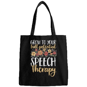 Discover Speech Pathology Grow To Your Full Potential Speech Therapy 2 Bags