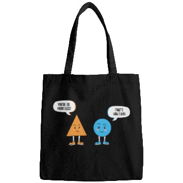 Discover Pointless Circle Geometry Joke Math Student Teacher Gift Fun Bags