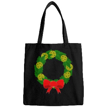 Discover Christmas Wreath Pickleball Player Bags