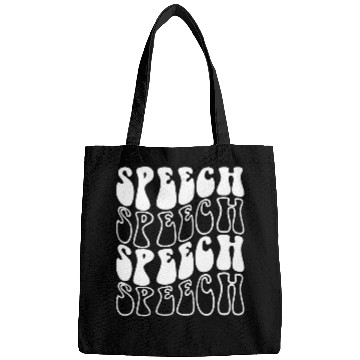 Discover Speech Therapy Speech Language Pathologist Therapist Groovy Bags