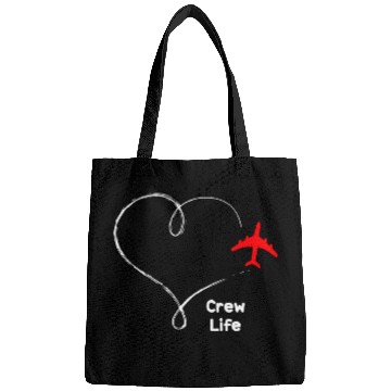 Discover Flight Attendant Pilot Life Travel Crew Stewardess Bags