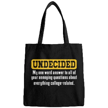 Discover Undecided Collage Student Novelty Graduation Present Bags