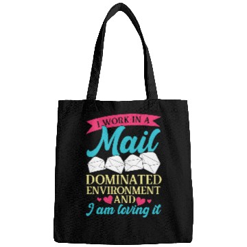 Discover I work in a mail dominated environment mail lady postal Bags