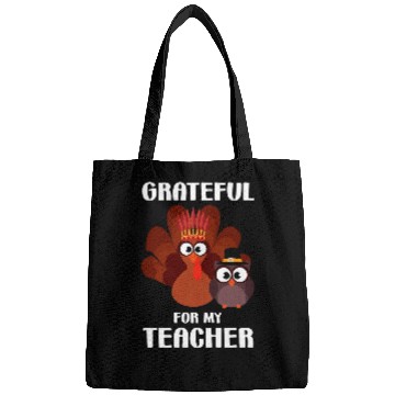 Discover Grateful For My Teacher Thankful Teaching Student Lover Bags