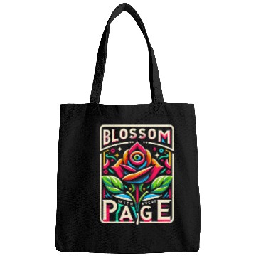 Discover Blossom With Every Page Lovey Library Reading Lovers Bags