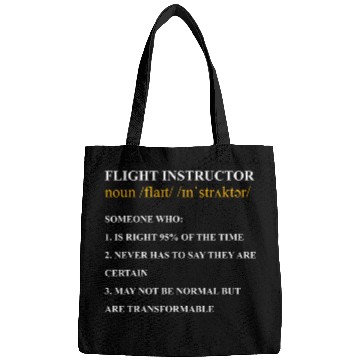 Discover Flight Instructor Pilot Aviation Trainer 24 Bags