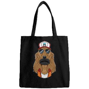 Discover Trucker Dog I Truck Driver Cocker Spaniel Bags