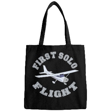 Discover First Solo flight a new pilot is born Bags